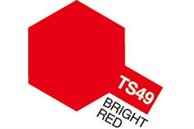 Tamiya - TS-49 - Bright Red (Gloss) - Spraymaling - 100 ml