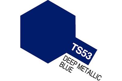 Tamiya - TS-53 - Deep Metallic Blue (Gloss) - Spraymaling - 100 ml