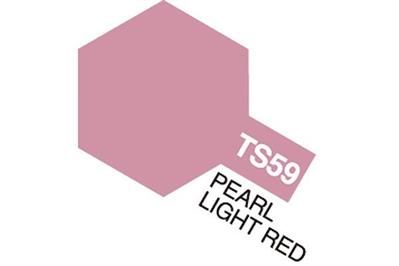 Tamiya - TS-59 - Pearl Light Red (Gloss) - Spraymaling - 100 ml