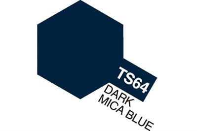 Tamiya - TS-64 - Dark Mica Blue (Gloss) - Spraymaling - 100 ml