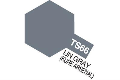 Tamiya - TS-66 - IJN Gray (Kure) (Flat) - Spraymaling - 100 ml