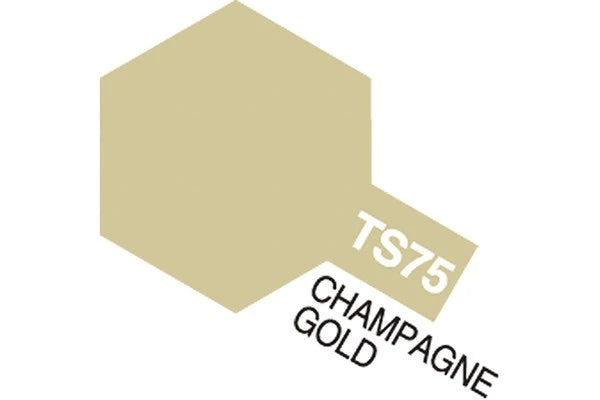 Tamiya - TS-75 - Champagne Gold (Gloss) - spraymaling - 100 ml