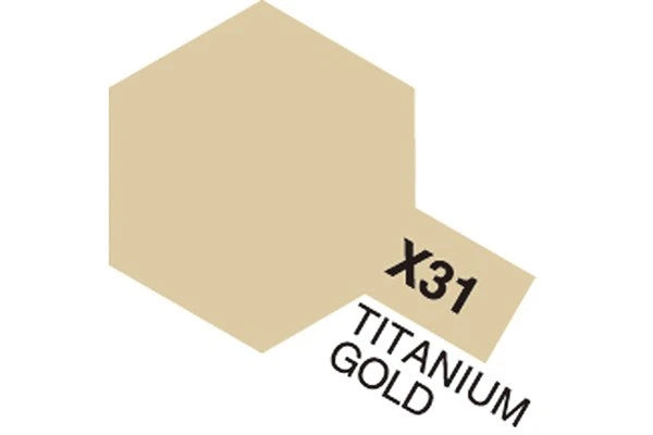 Tamiya - X-31 - Acrylic mini - Titanium Gold (Gloss)