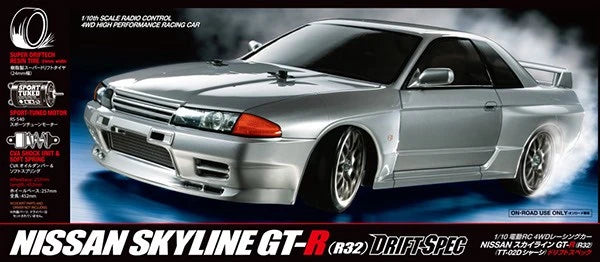 1/10 R/C Nissan Skyline GT-R (R32) (TT-02D) Drift