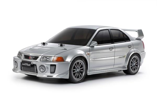 Tamiya - 58713 - TT-02 1/10 Mitsubishi Lancer Evolution V - Samlesæt