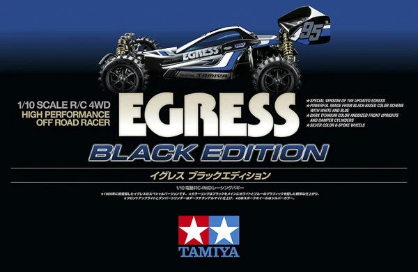 Tamiya - 47489 - 1/10 R/C Egress Black Edition