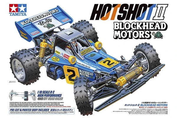 Tamiya - 58710 - 1/10 R/C Hotshot II Blockhead Motors