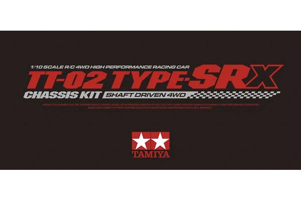 Tamiya - 58720 - 1/10 R/C TT-02 Type-SRX Chassis Kit