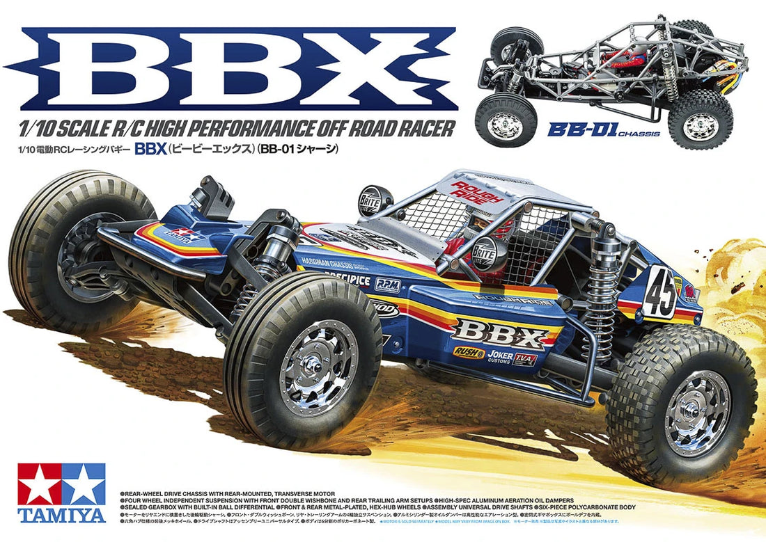 Tamiya - 58719 - 1/10 R/C BBX (BB-01) - Samlesæt