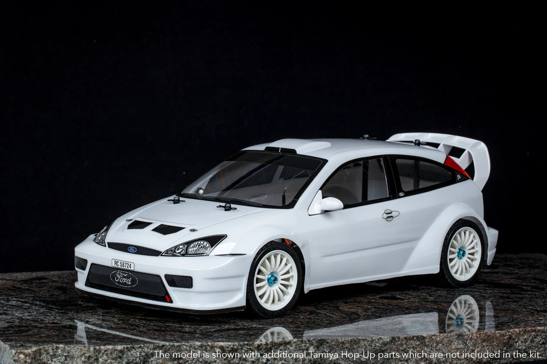 Tamiya - 58724 - TT-02 1/10 2003 Ford Focus RS Custom - Samlesæt