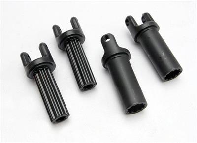 Traxxas - TRX5456 - Half shafts, center (internal splined (2)/ external splined (2)) (plastic parts only)