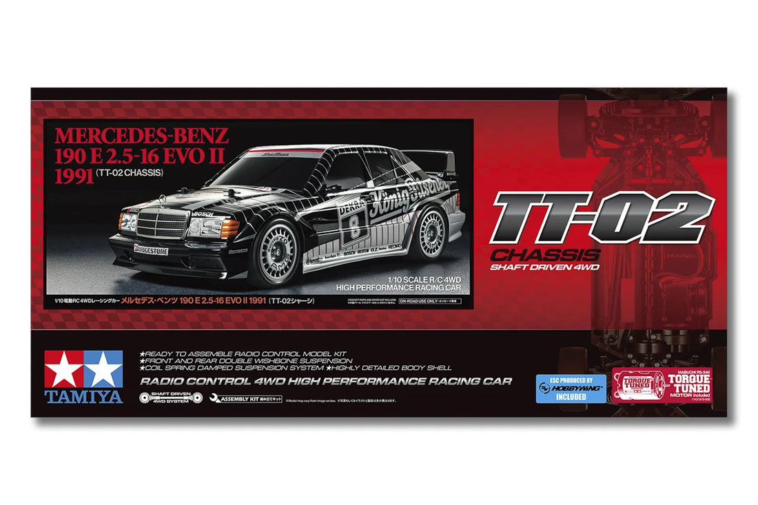 1/10 R/C Mercedes-Benz 190 E EVO II 1991 (TT-02)