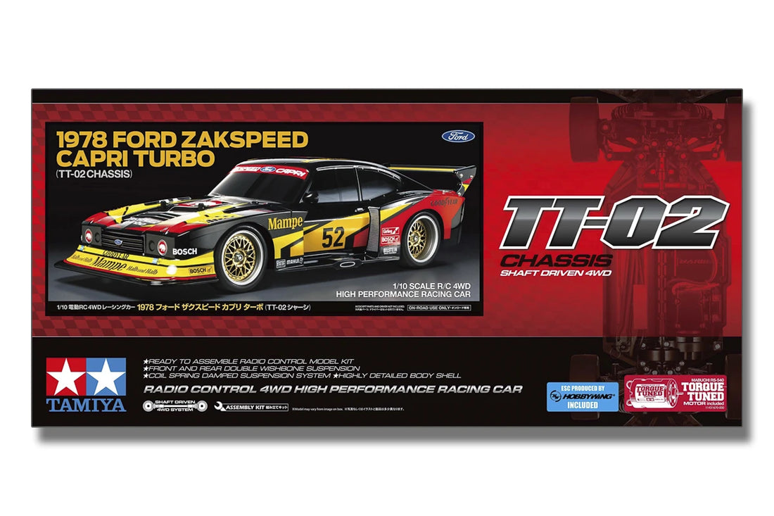 R/C 1978 Ford Zakspeed Capri Turbo (TT-02) - FORUDBESTiLLING