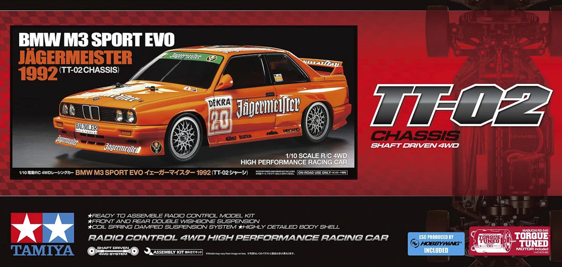 1/10 R/C BMW M3 Sport EVO Jägermeister (TT-02)