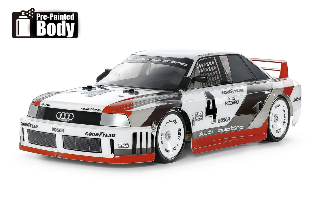 47511 - 1/10 R/C Audi 90 quattro Racing (Painted Body) 