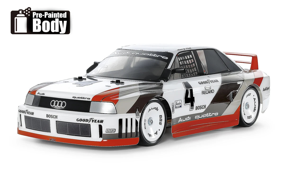 47511 - 1/10 R/C Audi 90 quattro Racing (Painted Body) 