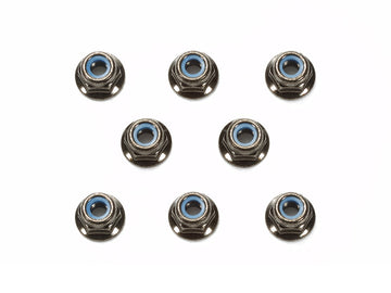 4mm Flange Lock Nut Bla *8