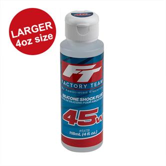FT Silicone Shock Fluid, 45wt (575 cSt), 4oz.