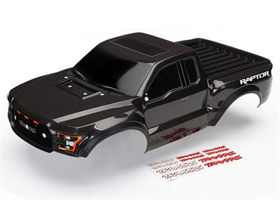 Traxxas - TRX5826A - Body, 2017 Ford Raptor®, black (heavy duty)/ decals