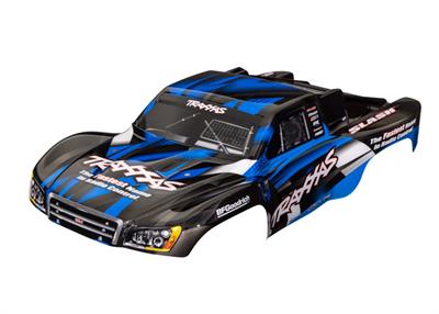 Traxxas - TRX5851X - Body, Slash® 2WD (also fits Slash® VXL & Slash® 4X4), blue (painted, decals applied)