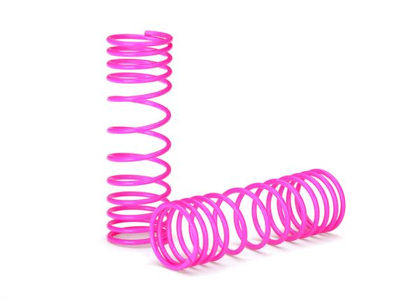 Traxxas - TRX5857P - Springs, front (pink) (progressive rate) (2)