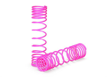 Traxxas - TRX5858P - Springs, rear (pink) (progressive rate) (2)