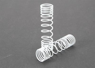 Traxxas - TRX5858 - Springs, rear (white) (progressive rate) (2)