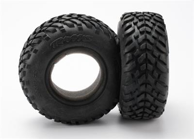 Traxxas - TRX5871R - Tires, Ultra soft, S1 compound for off-road racing, SCT dual profile 4.3x1.7- 2.2/3.0" (2)/ foam inserts (2)