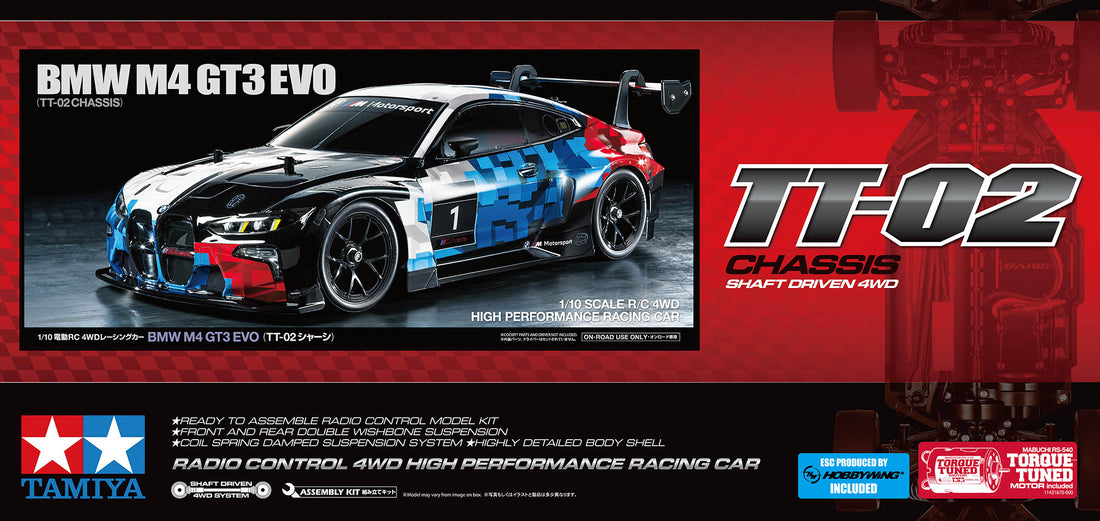 1/10 R/C BMW M4 GT3 EVO (TT-02)