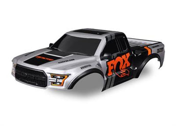 Traxxas - TRX5916-FOX - Body, 2017 Ford Raptor®, Fox (heavy duty)/ decals (includes latches and latch mounts for clipless mounting)