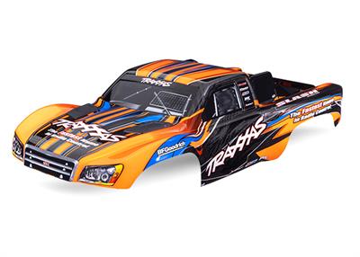 Traxxas - TRX5924-ORNG - Body, Slash® 2WD (also fits Slash® VXL & Slash® 4X4), orange (painted, decals applied) (assembled with front & rear latches