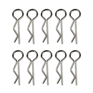 Team Associated - AE6332 - Karosseri Clips (Silver) - 10 stk