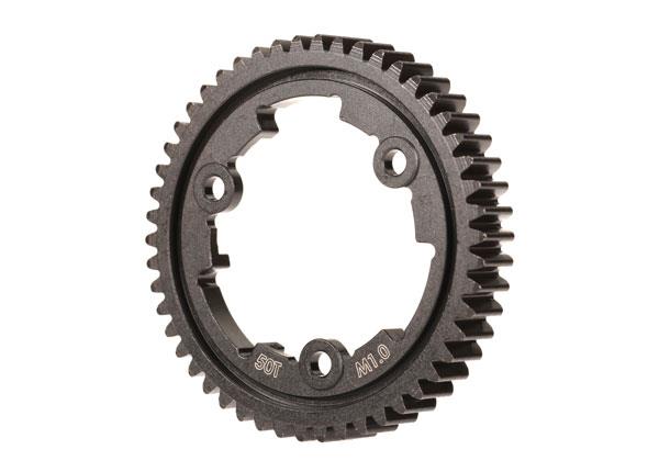 Traxxas - TRX6443 - 50T Spur gear, (machined, hardened steel) (wide face, 1.0 metric pitch)