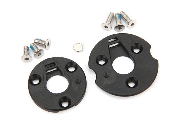 Traxxas - TRX6538 - Telemetry trigger magnet holders, spur gear/ magnet, 5x2mm (1)/ 3x8mm CCS (3)/ 3x10mm CCS (3)