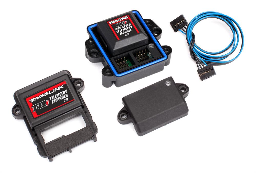 Traxxas - TRX6553x - Telemetry expander 2.0 og GPS modul 2.0, virker med TQI fjernstyring