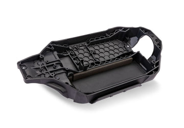 Chassis Plate (Long Battery) Steel Gray Rustler 4x4