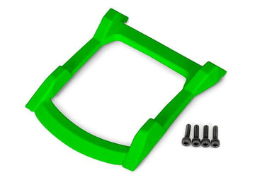 Traxxas - TRX6728G - Skid plate, roof (body) (green)/ 3x12 CS (4)