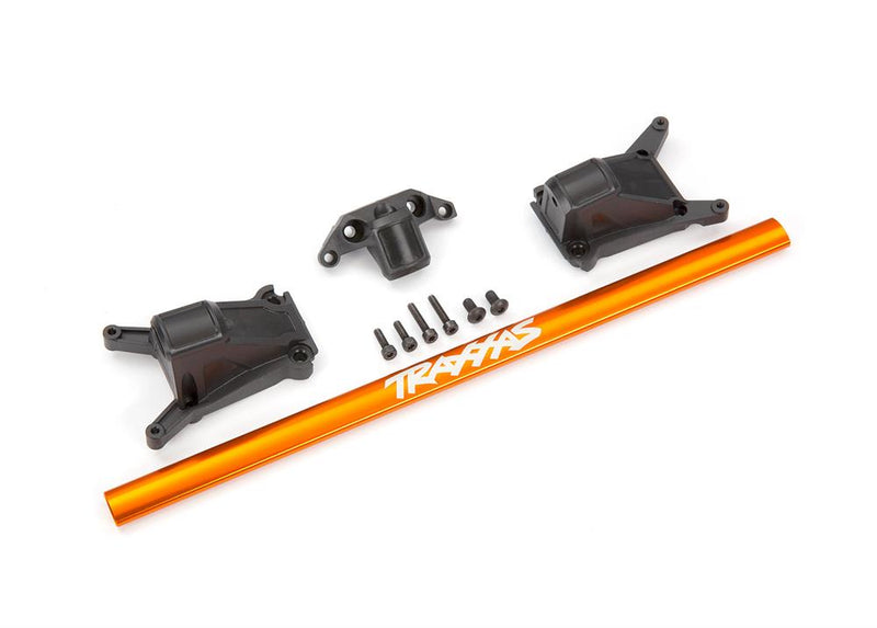 Traxxas - TRX6730A - Chassis brace kit, orange (fits Rustler 4x4 or Slash 4x4 models equipped with low-CG chassis)
