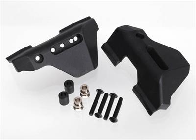 Traxxas - TRX6733 - Suspension arm guards, rear (2)/ guard spacers (2)/ hollow balls (2)/ 3x18mm BCS (4)