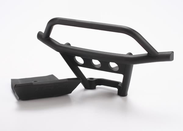 Traxxas - TRX6735 - Bumper, front/ skidplate, front (black)