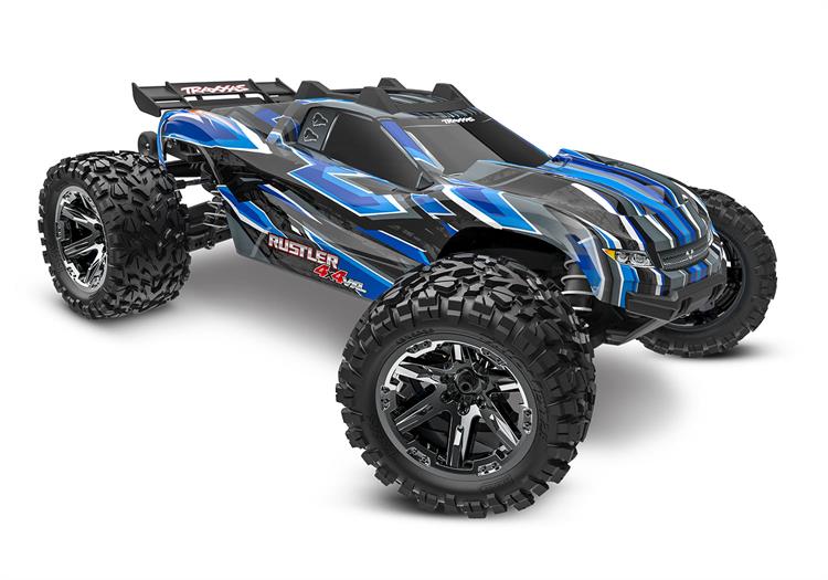 Traxxas - TRX67376-4 - Rustler 4x4 VXL Brushless med TSM system