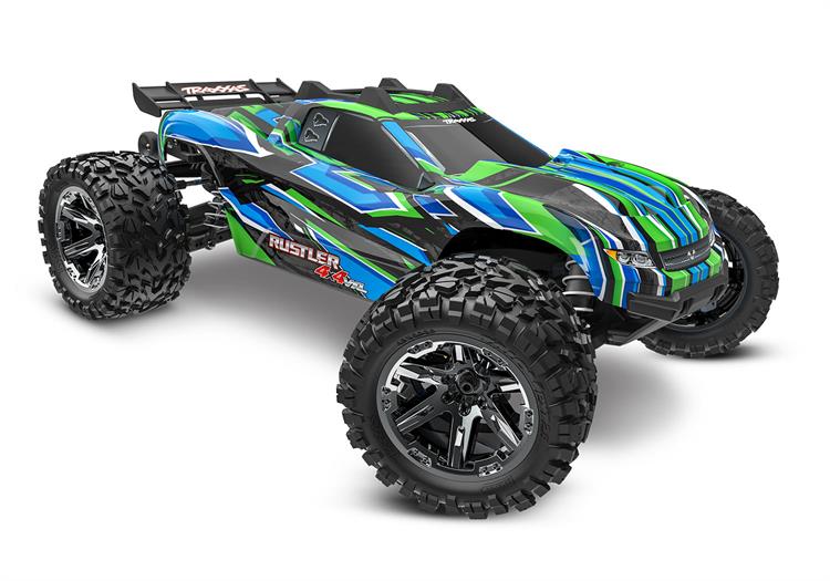 Traxxas - TRX67376-4 - Rustler 4x4 VXL Brushless med TSM system