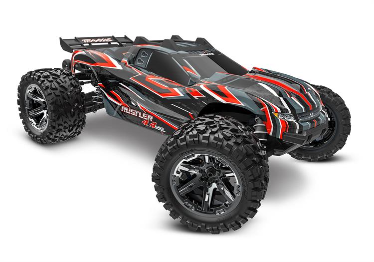 Traxxas - TRX67376-4 - Rustler 4x4 VXL Brushless med TSM system