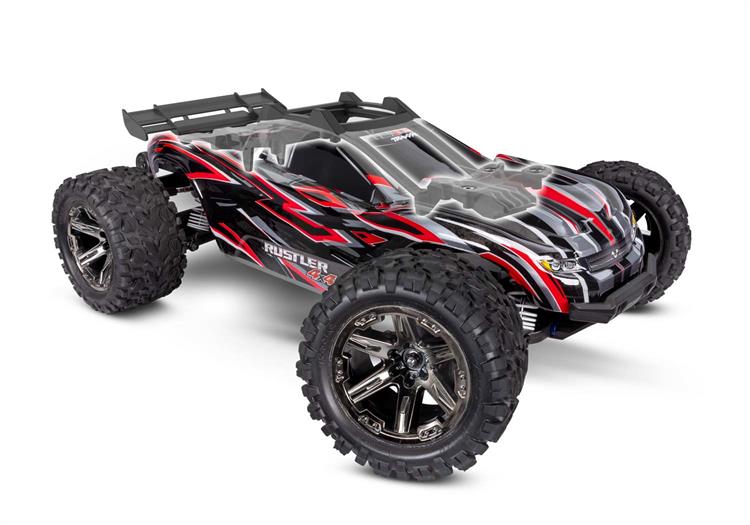 Traxxas - TRX67376-4 - Rustler 4x4 VXL Brushless med TSM system