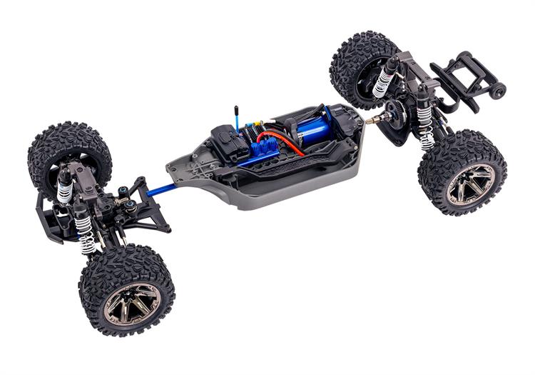 Traxxas - TRX67376-4 - Rustler 4x4 VXL Brushless med TSM system