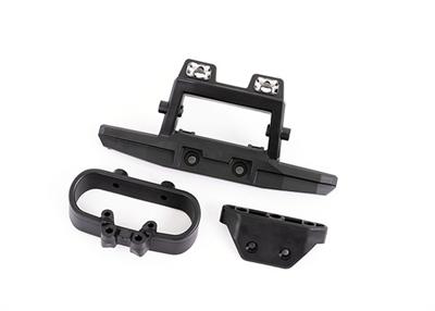 Traxxas - TRX6737X - Bumper, rear / bumper mount (fits 4WD Rustler®) (for LED light kit installation)