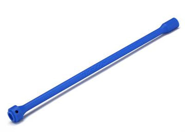 Traxxas - TRX6756 - Driveshaft, center, plastic (blue)/ screw pin