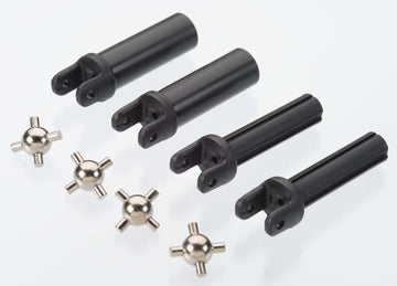 Traxxas - TRX6759 - Half shafts, heavy duty (external splined (2)/ internal splined (2))/ metal u-joints (4)