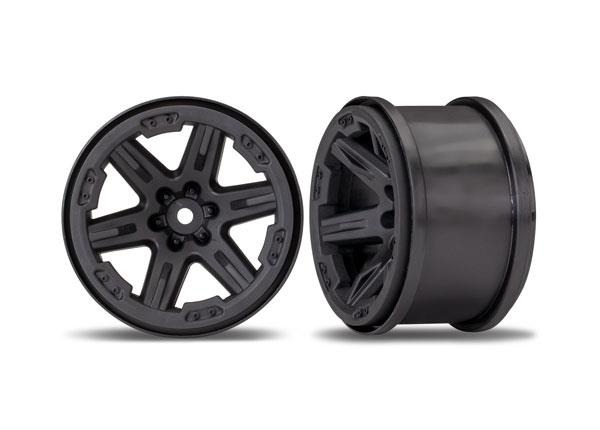 Traxxas - TRX6772 - Wheels, RXT 2.8" (black) (2)