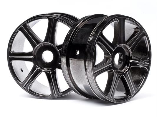 HPI - HP67768 - Hb Edge Wheel (Black Chrome/2Pcs)